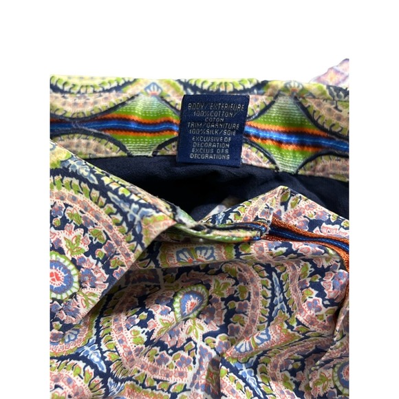 Robert‎ Graham Classic Paisley Pink Mens Long Sleeve Size Large - Picture 4 of 8